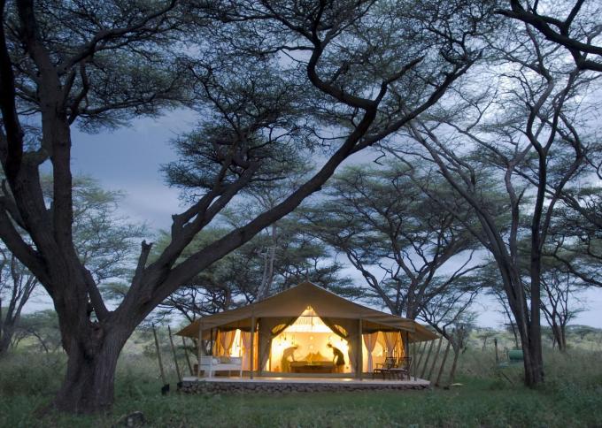 Nocleg w namiotach na safari