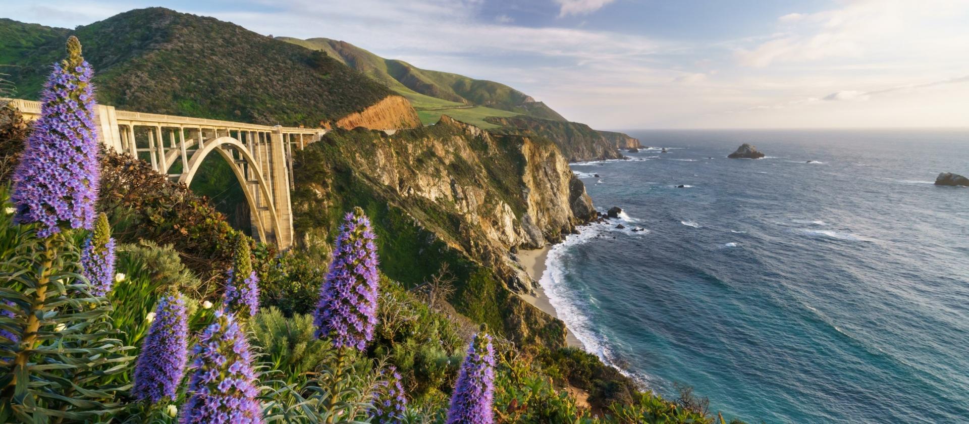 Most Bixby Creek w Big Sur, Kalifornia