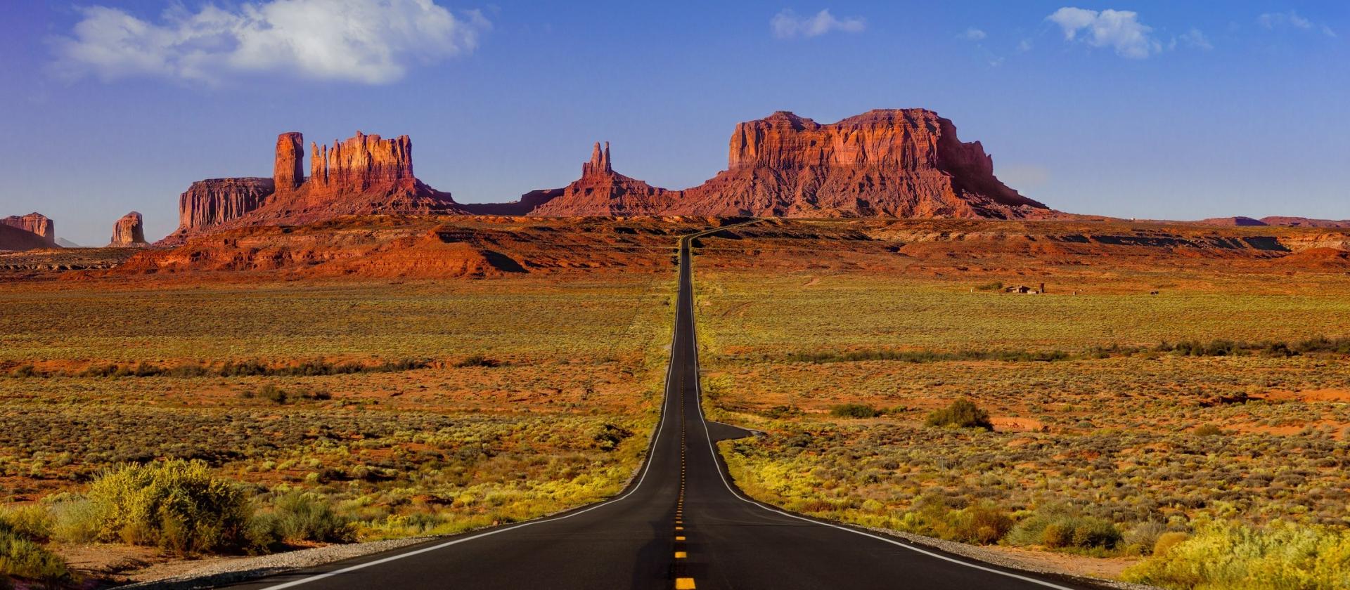 Forrest Gump Point w Dolinie Monumentów, Utah
