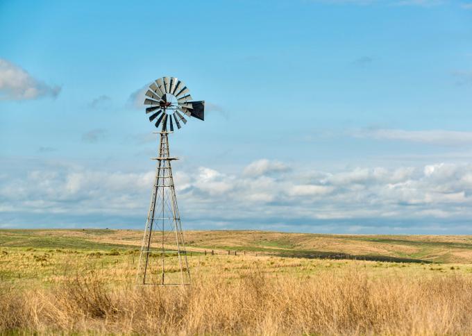 Pejzaż typowy dla Kansas