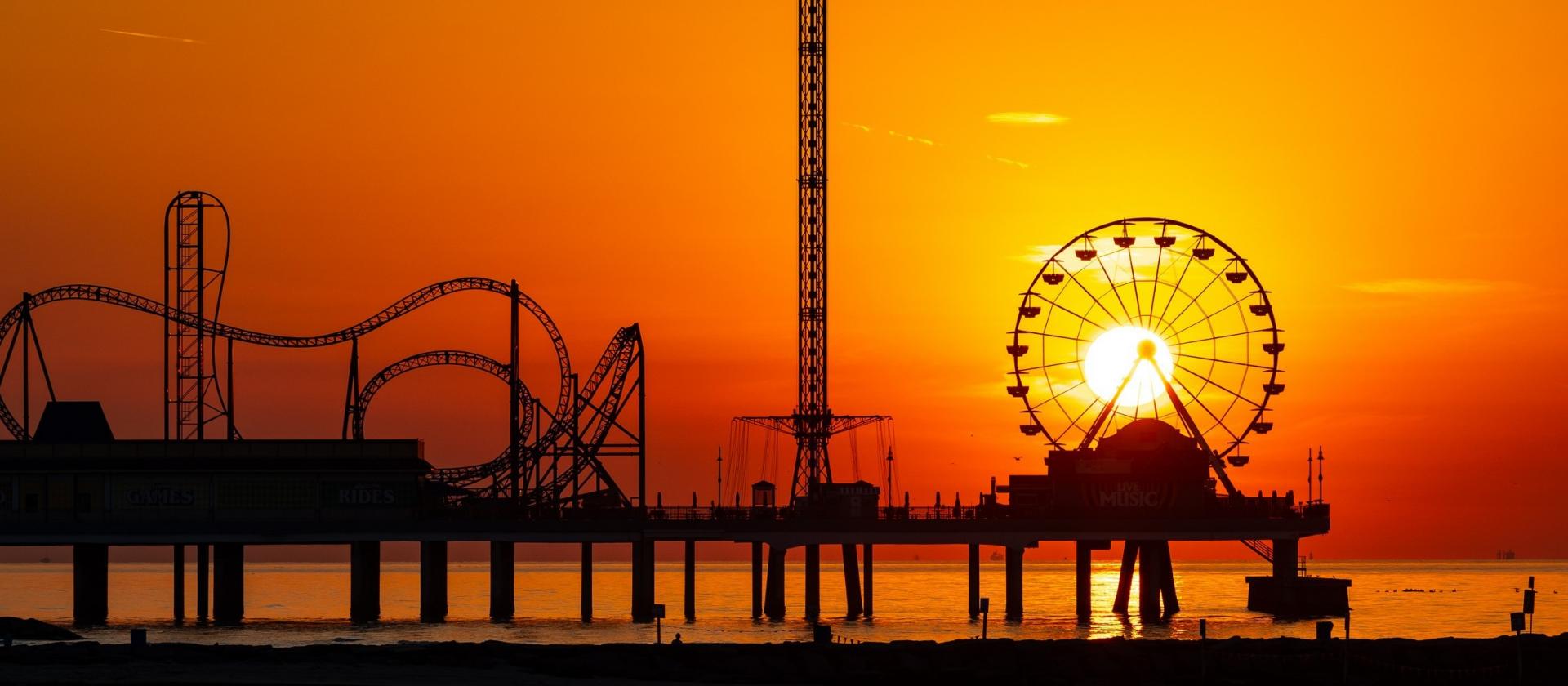 Pleasure Pier w Galveston 