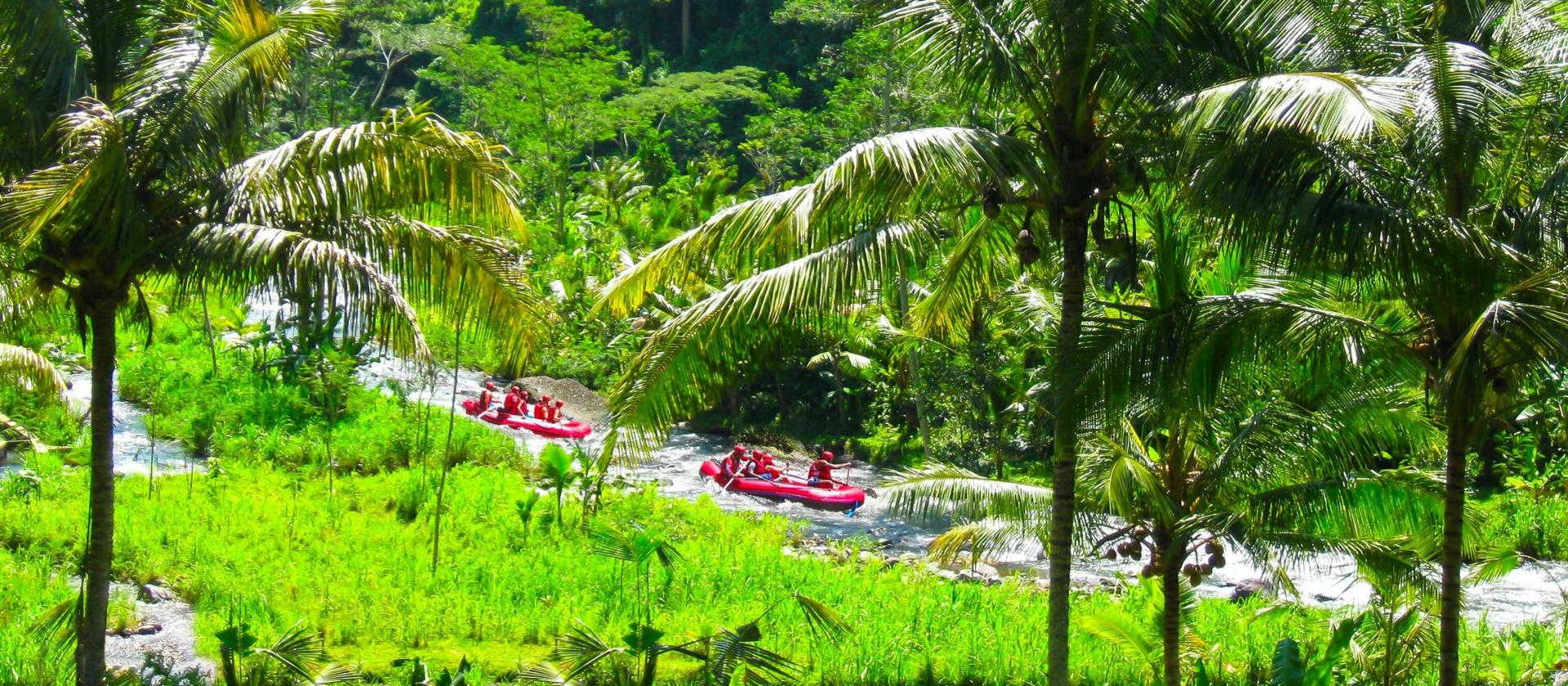 Rafting na rzece Ayung