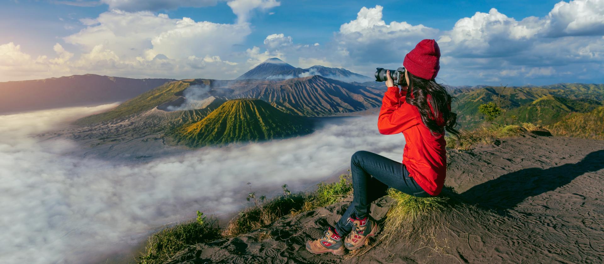 Wschód słońca nad wulkanem Bromo