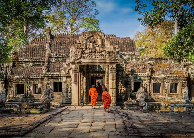 W świątyniach Angkoru