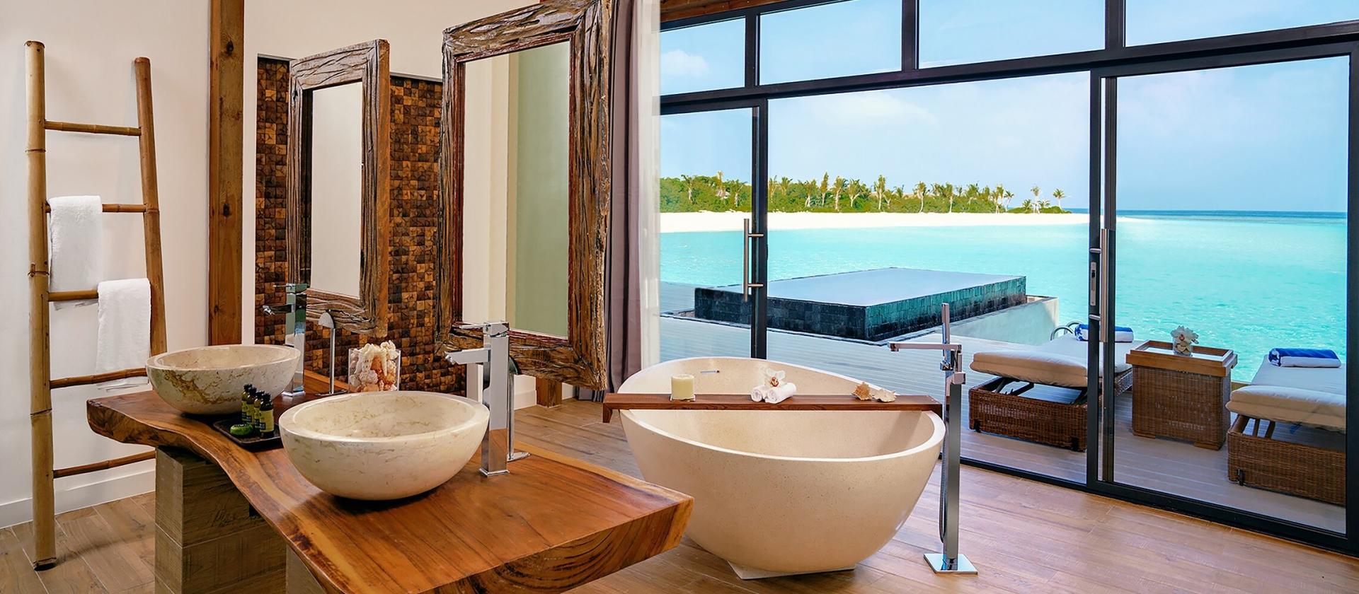 Overwater Pool Villa Sunrise Lagoon