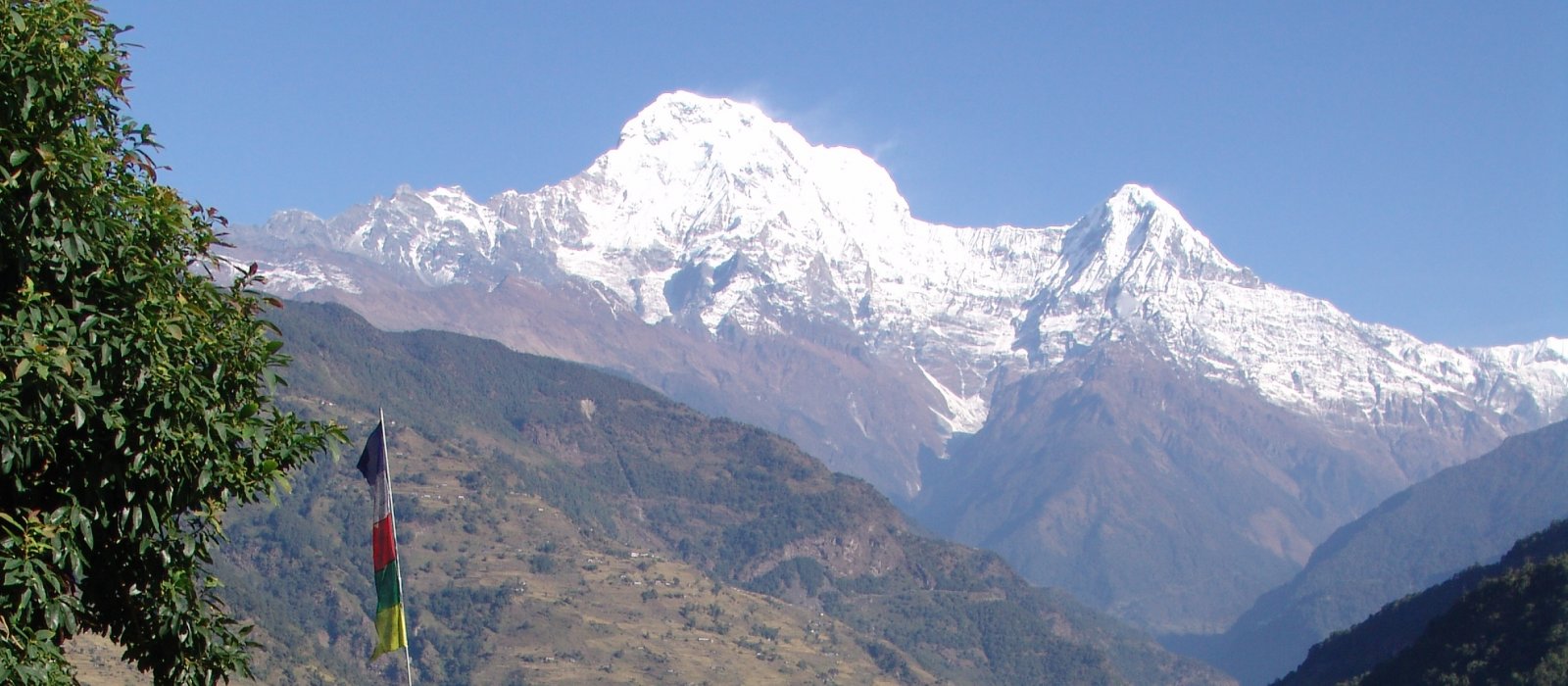 Widok z Gurung Lodge