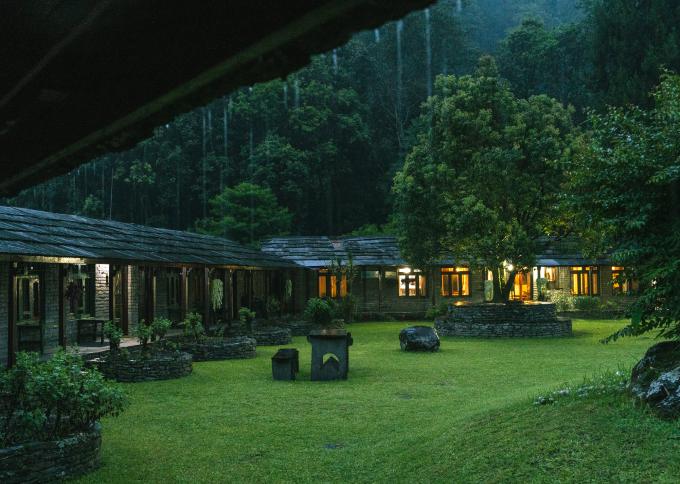 Widok Birethanti Lodge