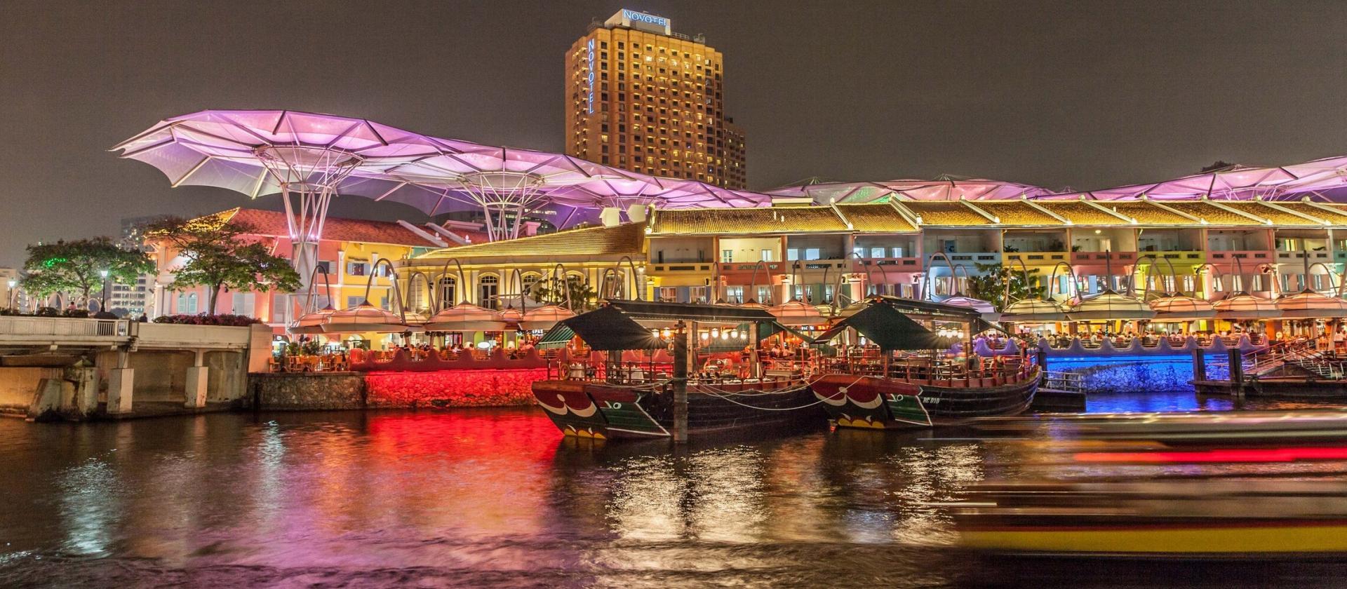 Nocny rejs po Singapore River z kolacją 
