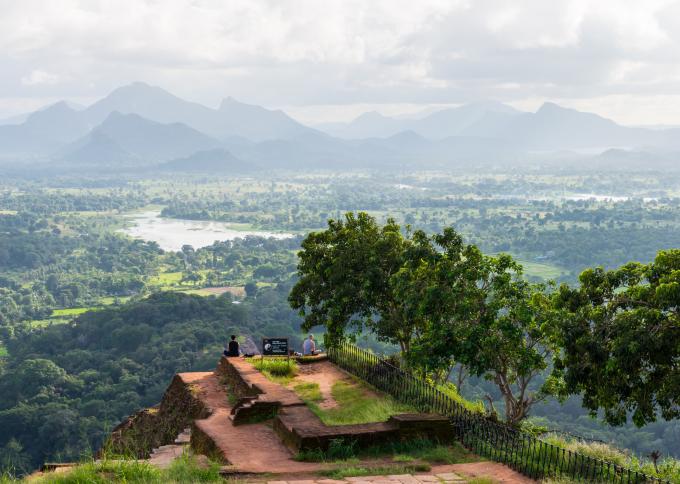 Widok ze szczytu Sigiriya