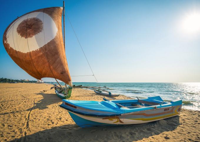 Na plaży w Negombo
