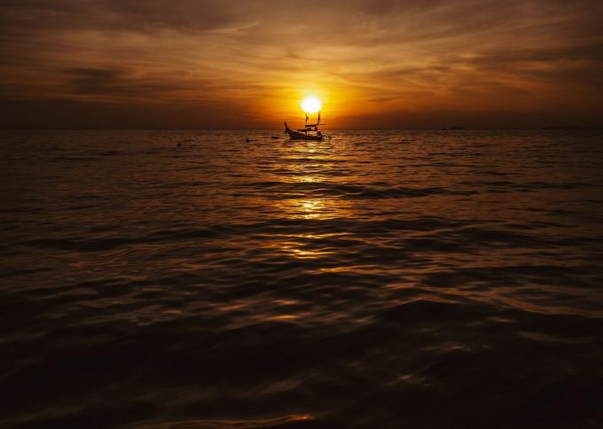 Wschód słońca na Koh Lancie