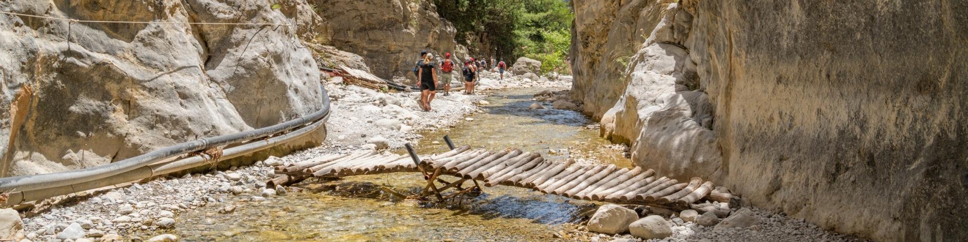 Trekking przez Wąwóz Samaria na Krecie