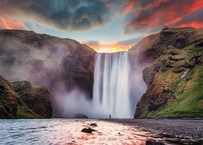 Wodospad Skogafoss