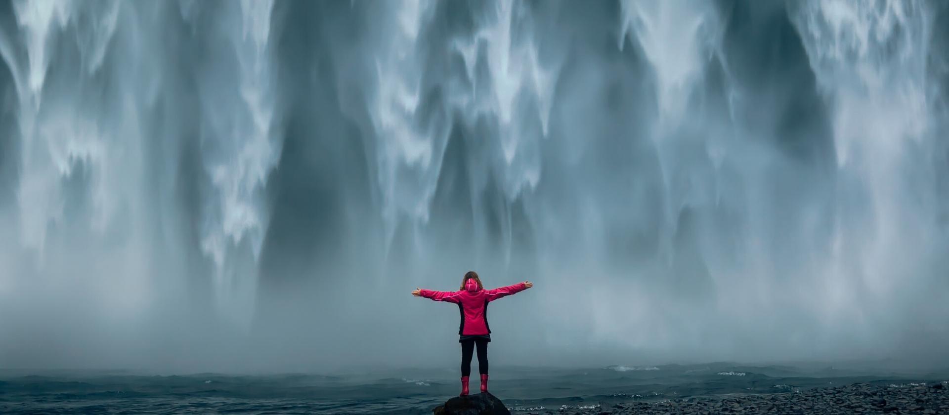 Wodospad Skogafoss