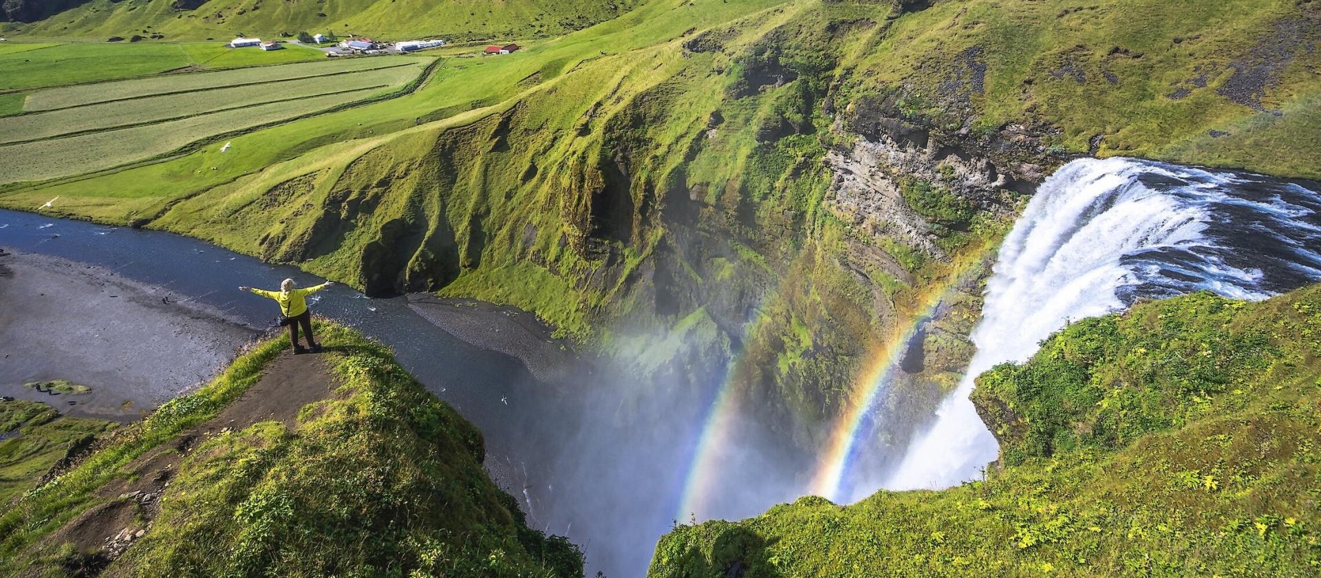 Wodospad Skogafoss