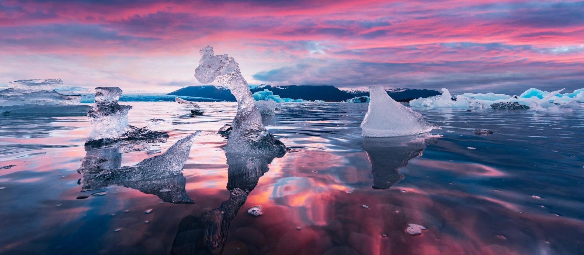 Laguna lodowcowa Jokulsarlon