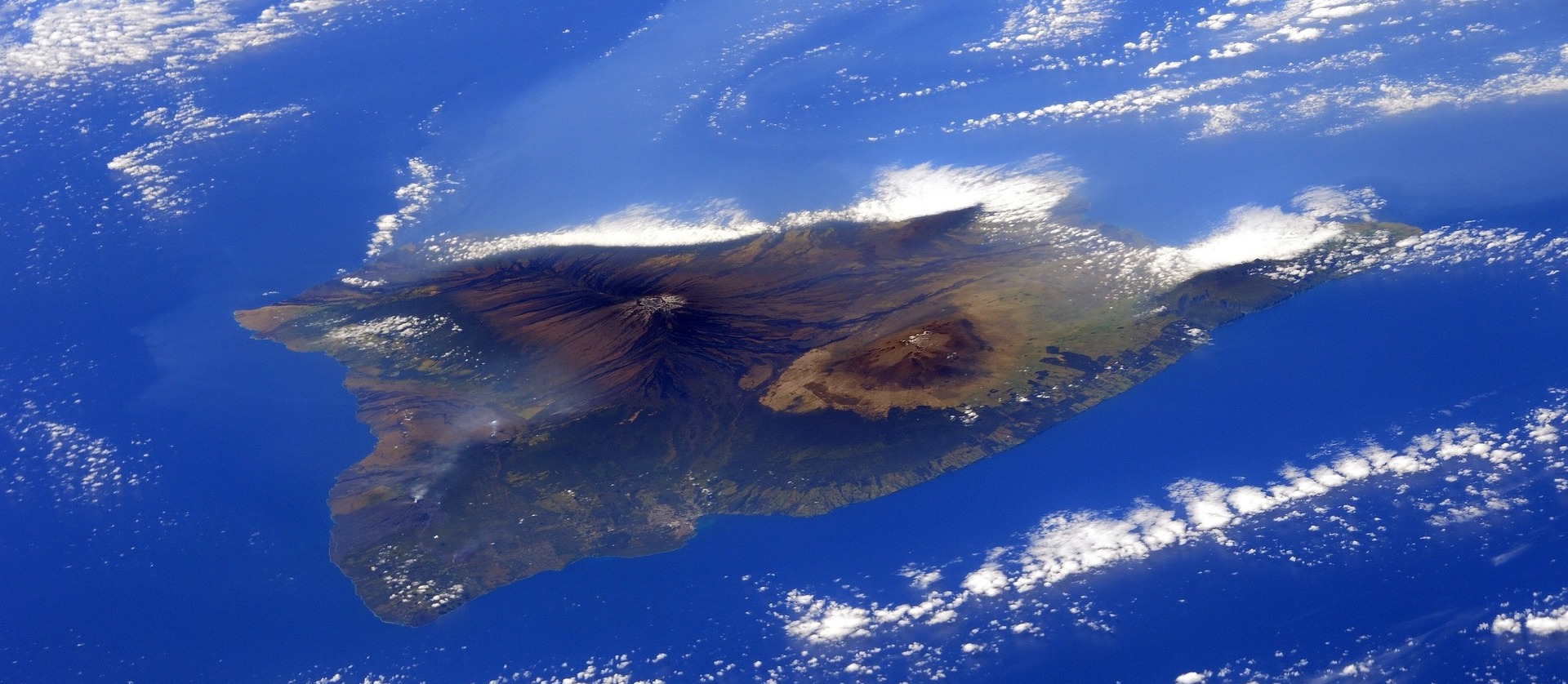 Hawaii widziana z kosmosu