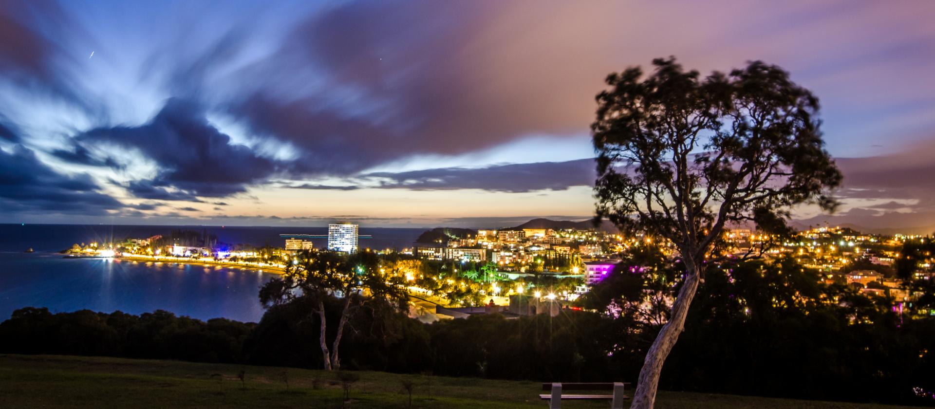Nocna panorama miasta