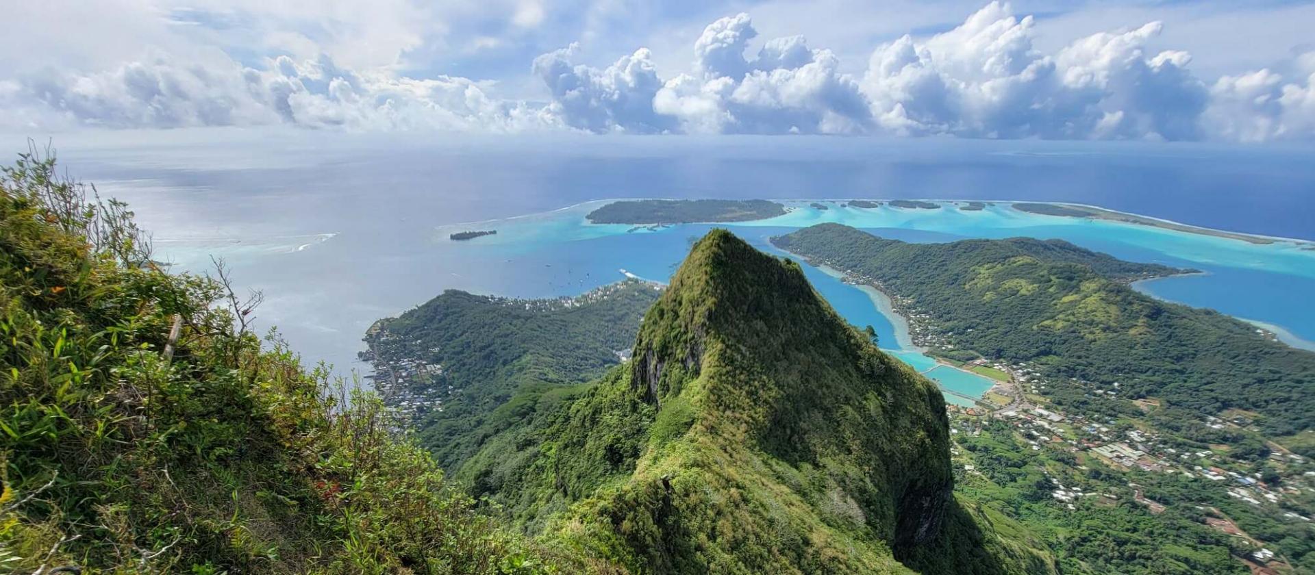 Hiking na szczyt Hue na wyspie Bora Bora