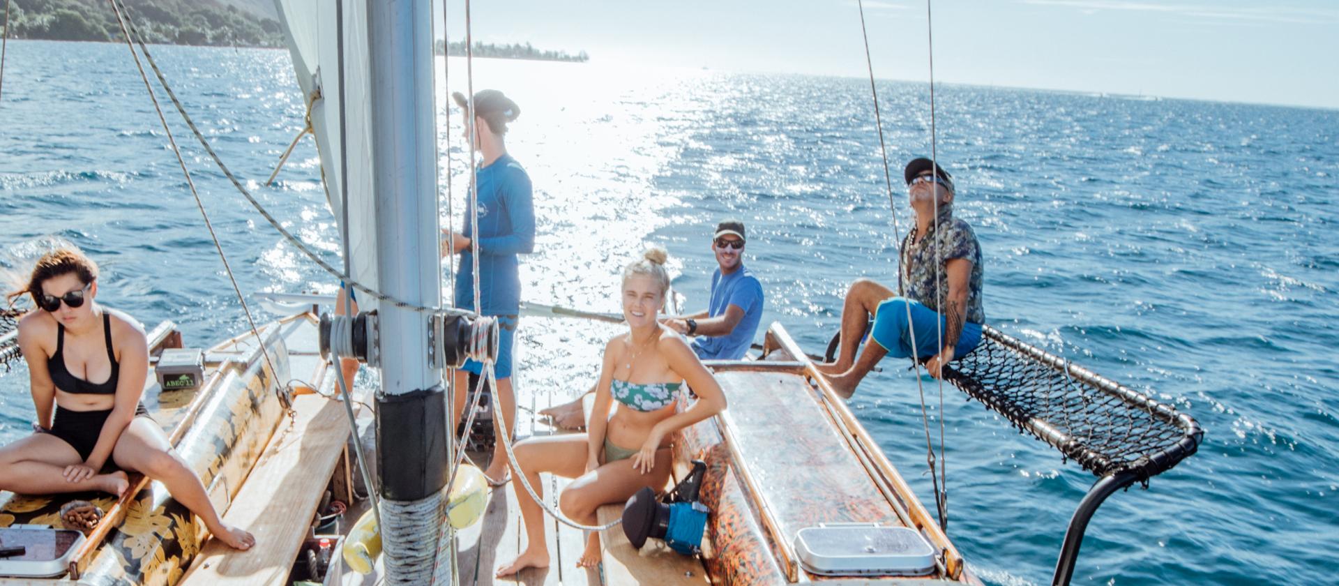 Tajniki tradycyjnej polinezyjskiej żeglugi na Moorea