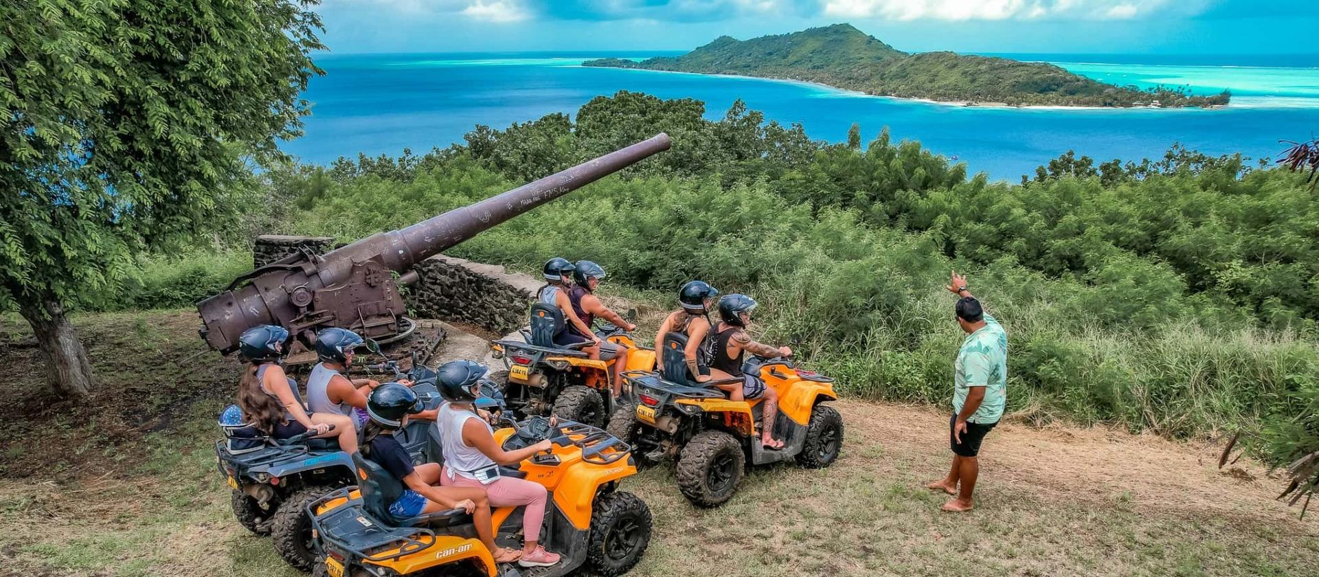 Wycieczka quadami po głównej wyspie Bora Bora